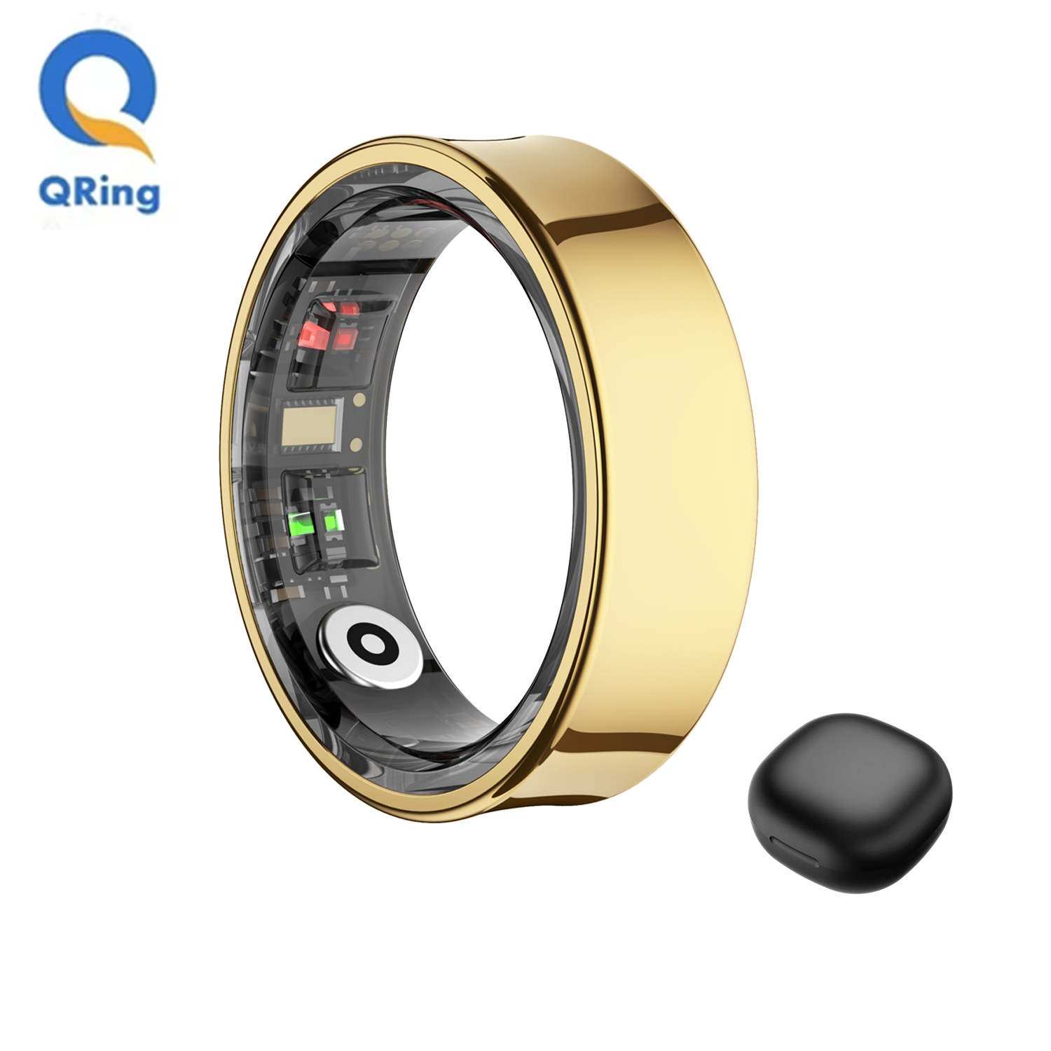 Temperature Ring Skin - Smart Ring with Charging Case,Heart Rate