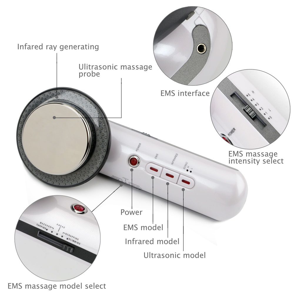 3 in 1 Ultrasonic Cavitation E - Galvanic Skin Sensor recensie en prijs
