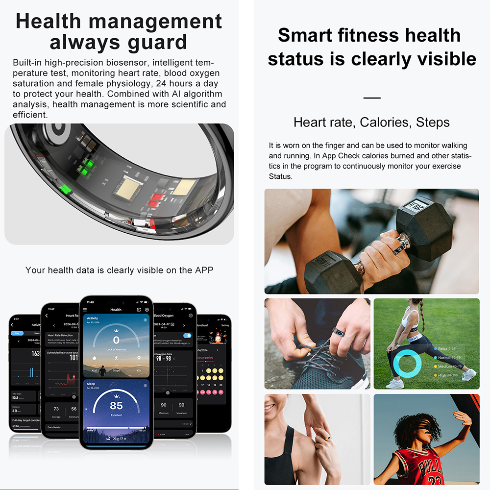 R08 Fitness Tracker Smart Ring - Temperature Ring Skin recensie en prijs