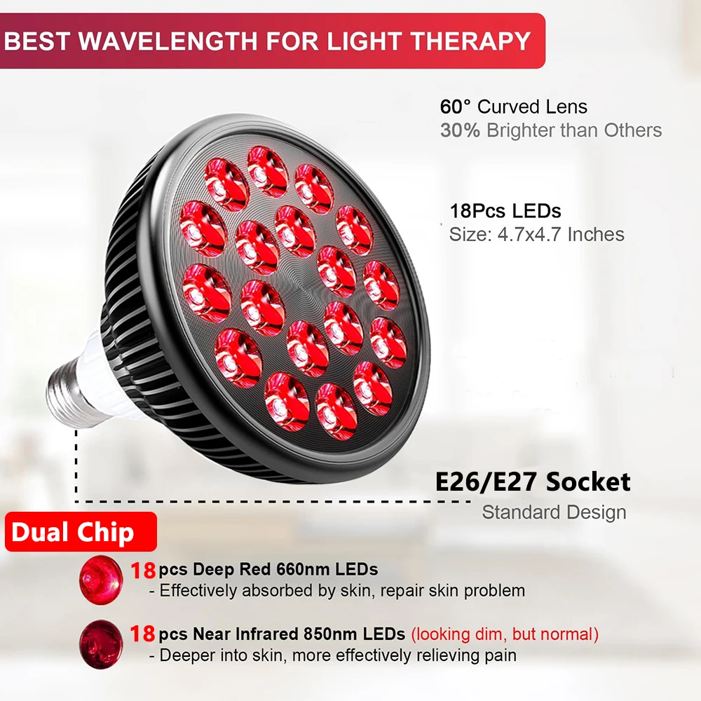54W 660nm&850nm LED Red and In - Galvanic Skin Sensor recensie en prijs