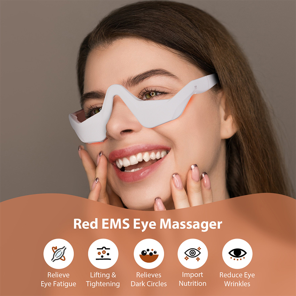 Eye Massager Under Eye Red Lig - Light Therapy Glasses recensie en prijs