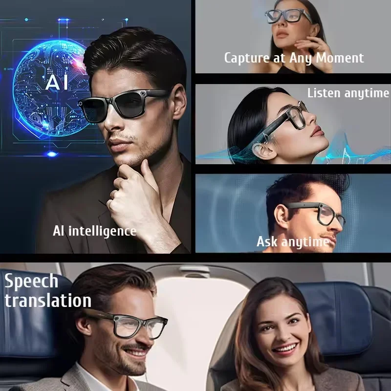 6K HD AI Camera Glasses 800MP  - Smart Glasses Lens recensie en prijs