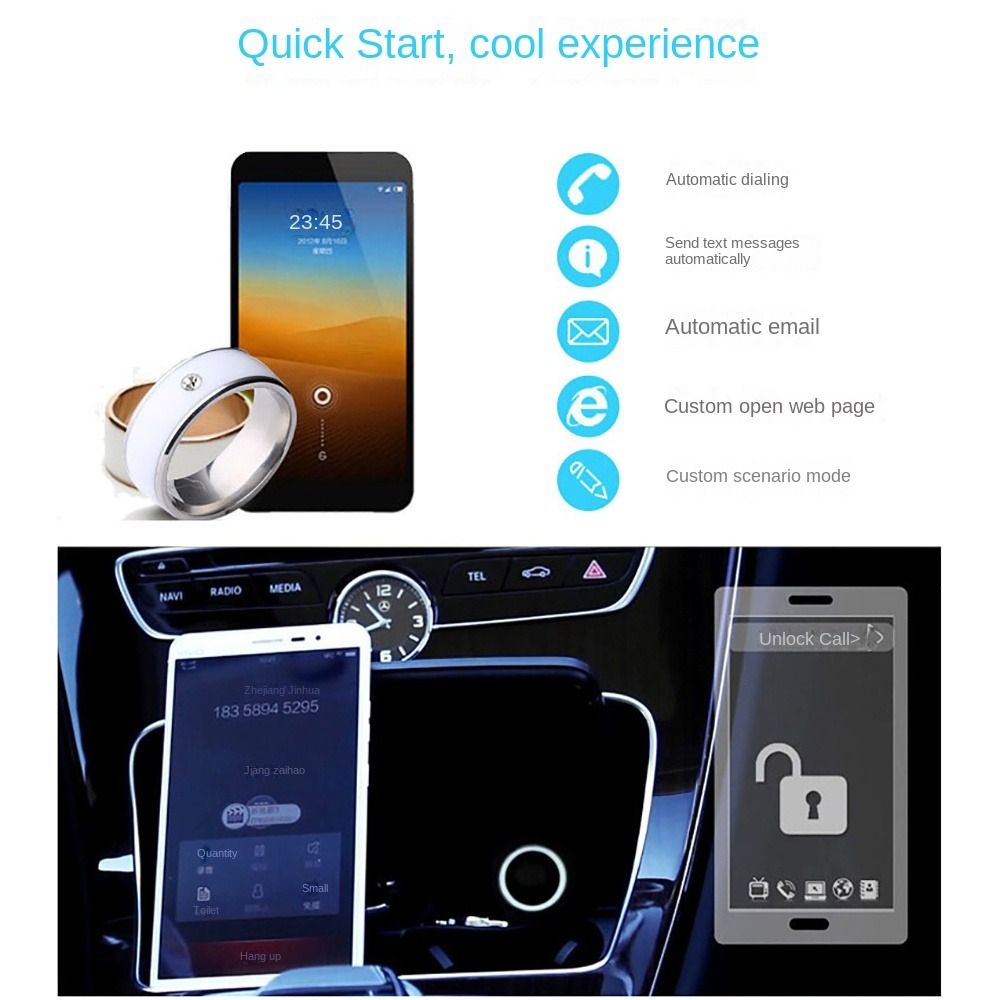 Stainless Steel NFC Smart Ring - Smart Ring Nfc Pay recensie en prijs